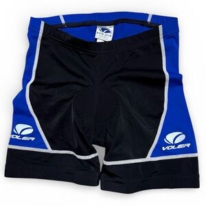 HIGH PERFORMANCE CYCLING COMPRESSION SHORTS BLACK BLUE BIKING SIZE SMALL
